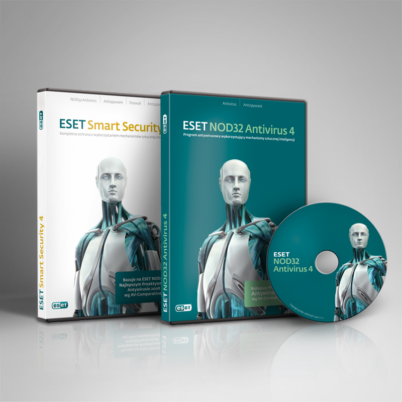 Projekt opakowania ESET antywirus studio A